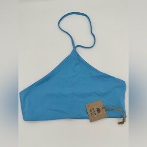 Free People Blue One Piece Swimsuit